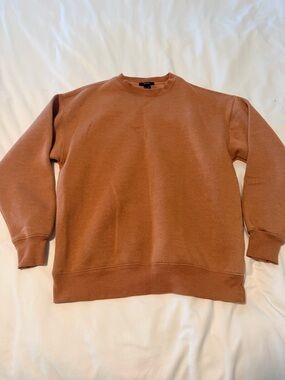 Forever 21 Crewneck Sweatshirt in Rust